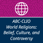 abc clio world religions belief culture controversy button    