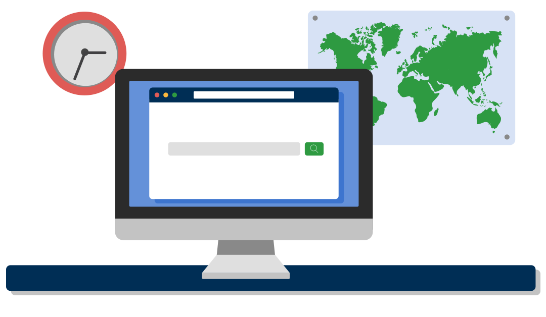 academic libraries technology illustration
