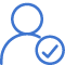 accountability person checkmark icon