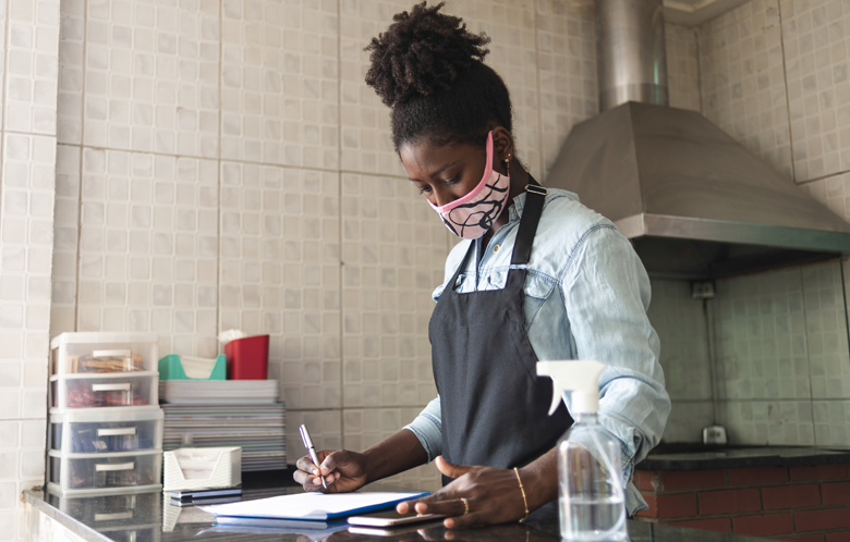 blog african woman working image    