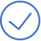 check icon mblue