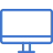 computer monitor icon mblue