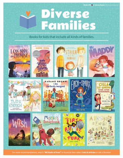 diverse families flyer image