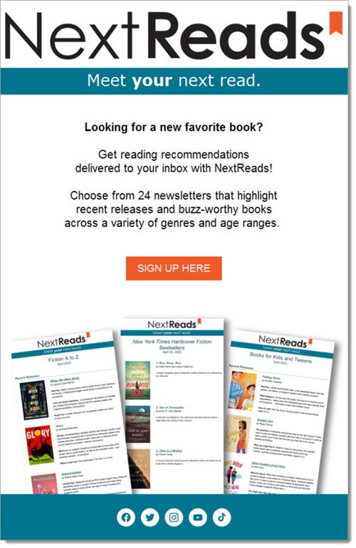 eblast nextreads image