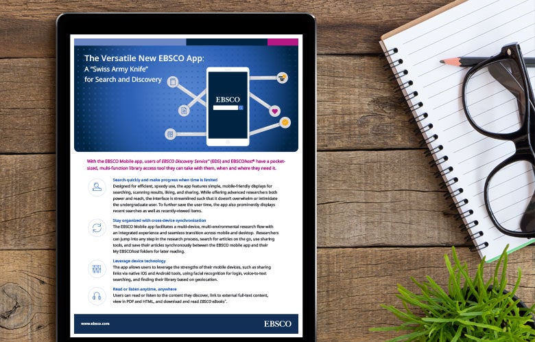 ebsco mobile app overview image    