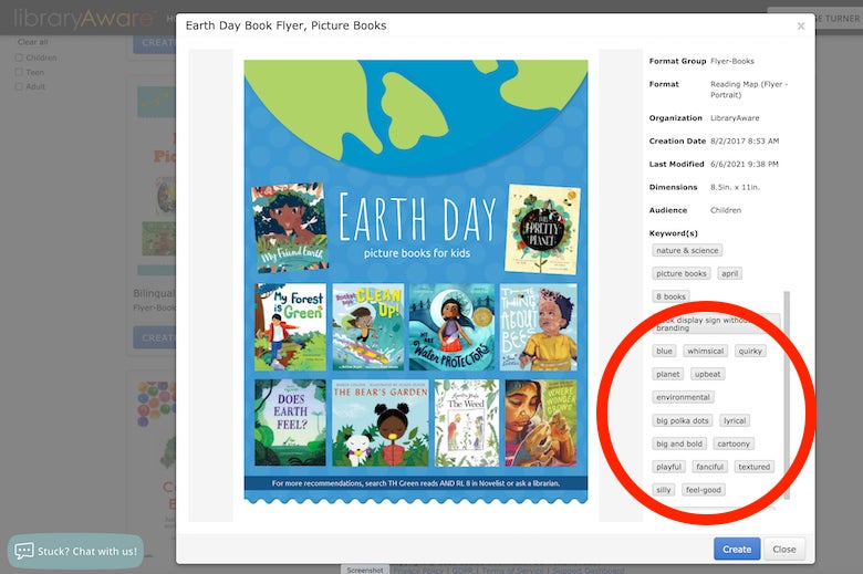 finding the perfect template in libraryaware keywords blog image