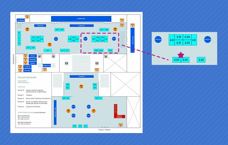 flemish library association conference floorplan map blog image    