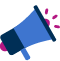  flipster ready made marketing materials megaphone icon 