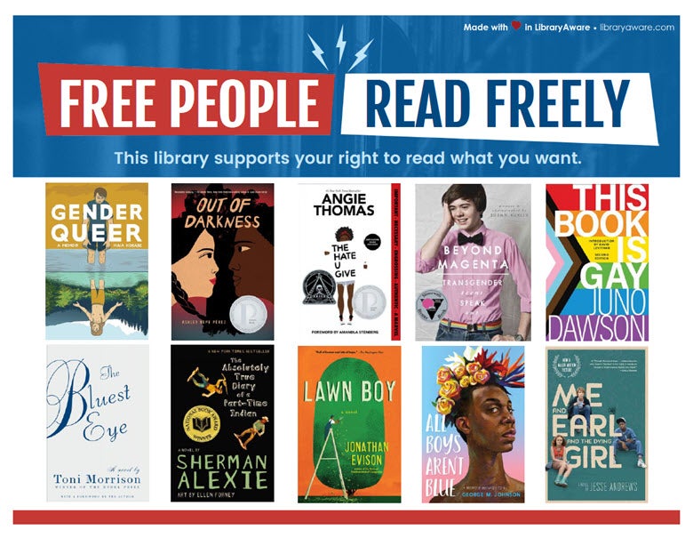 free people read freely flyer image