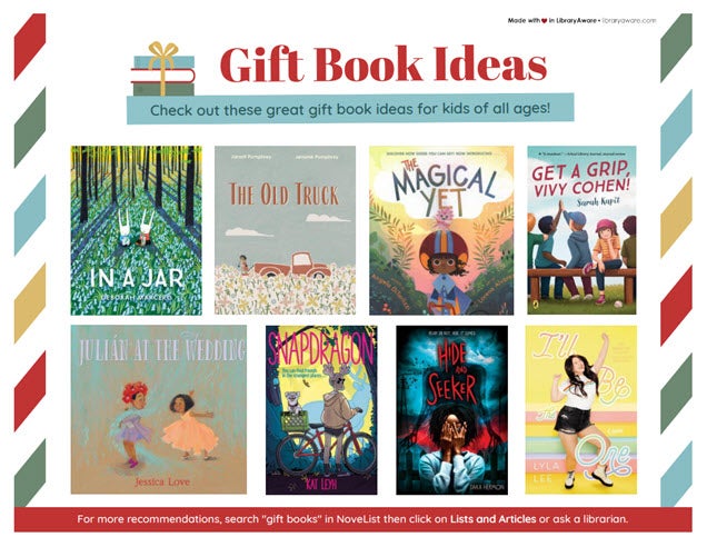 gift book ideas flyer image