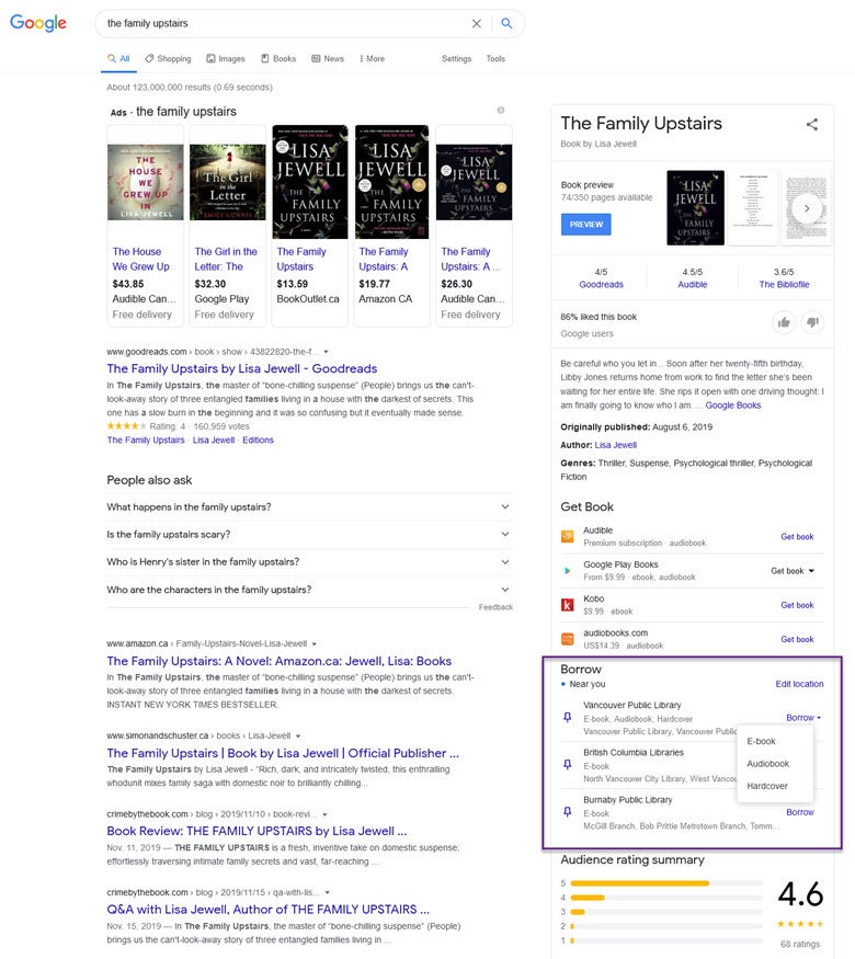 google canada example image