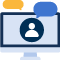 how we work from home computer custom icon