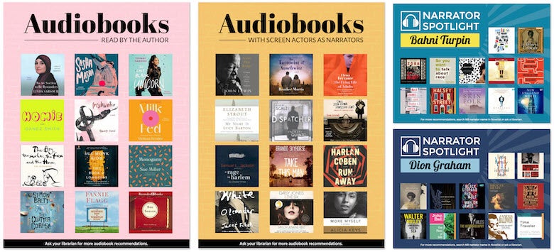 june audiobooks flyers image