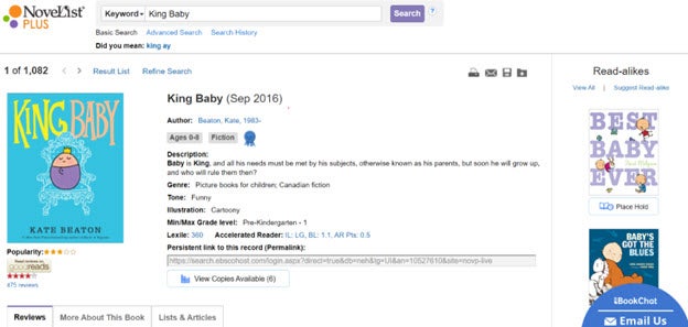king baby example image