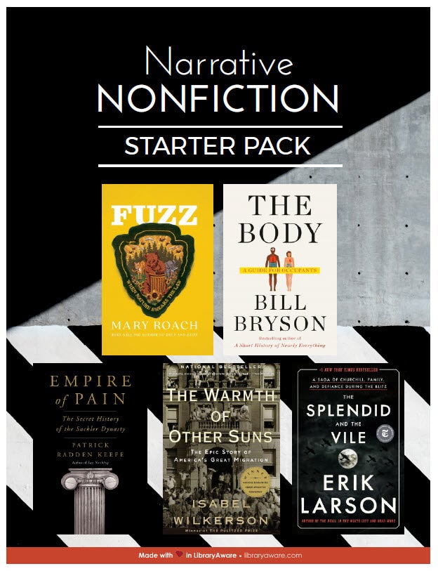 narrative nonfiction starter pack flyer image