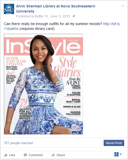 nova southeastern university facebook screenshot
