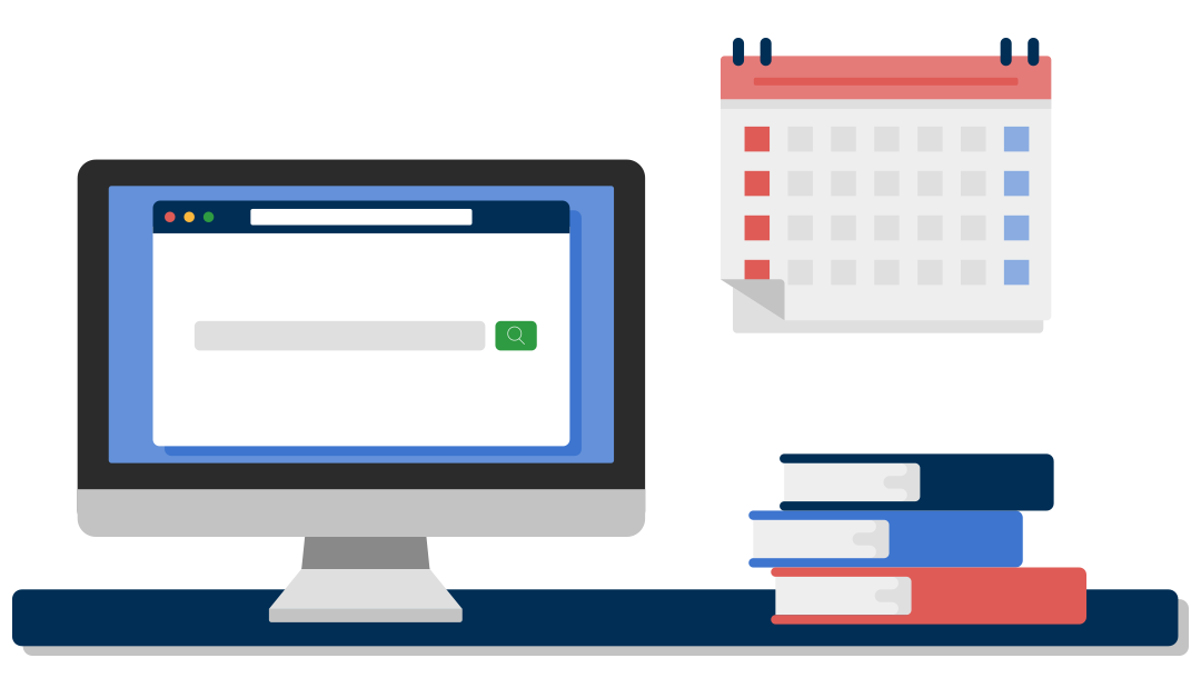 public libraries technology illustration   