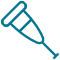 rehabilitation reference center crutch icon lagoon    
