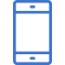smartphone icon mblue