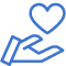 trust respect hand heart icon