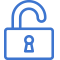 open lock icon