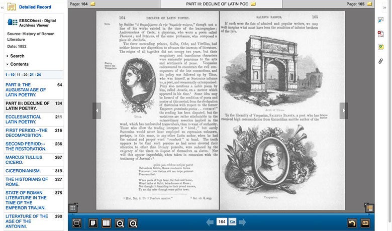 History of Roman Literature, 1852
