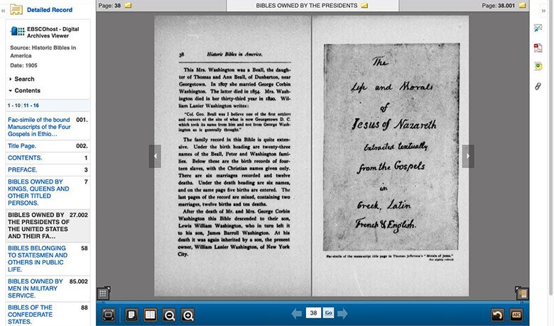Historic Bibles in America, 1905