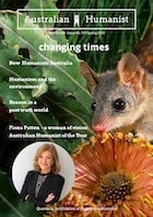 Australian Humanist journal cover