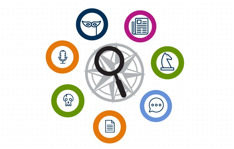 image of icons covered by MLA