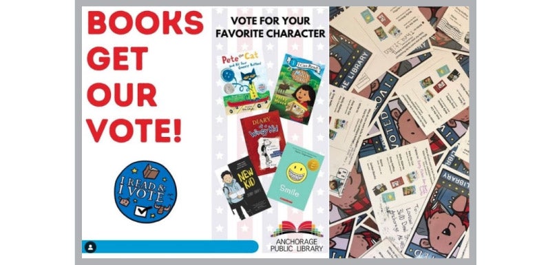 Books Get Our Vote with images of children books