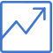 chart increasing icon