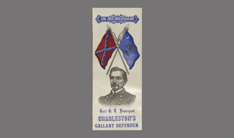 Memorial Cloth of General G.T. Beauregard