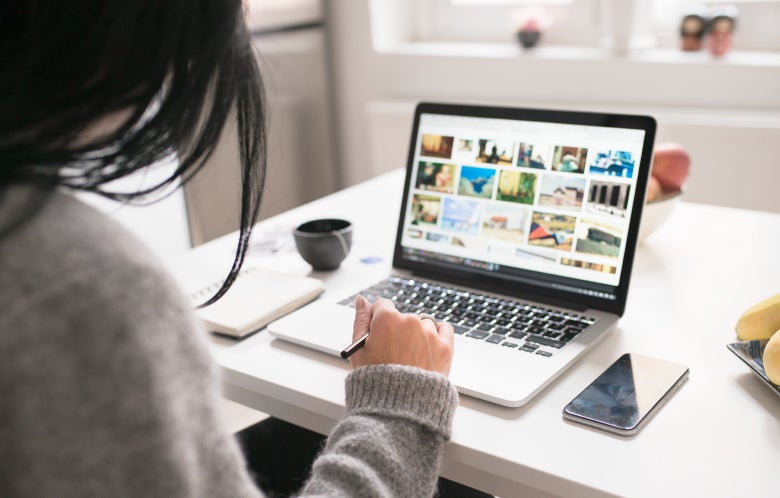 Woman on laptop