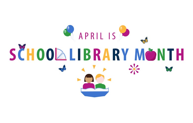 april is school library month